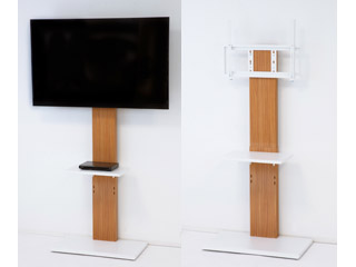 テレビスタンド 壁掛け風 壁掛け風つっぱりテレビスタンド MOLLY(モリー) ワイドタイプ | 家具