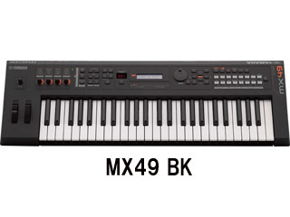 MX49 BK （ブラック） ミュージックシンセサイザー 【49鍵盤