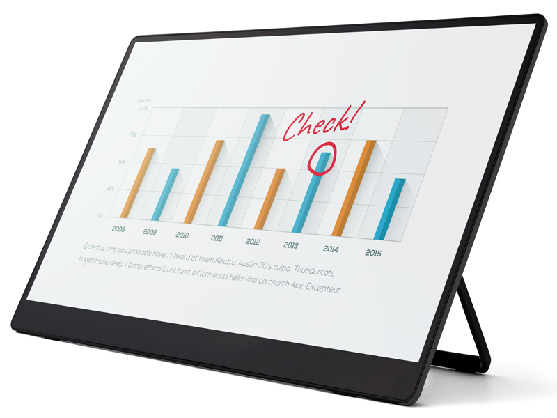 �L�@EL 15.6�^�^�b�`�Ή��f�B�X�v���C RICOH Portable Monitor 150BW (�����E�L�����f��) 514910