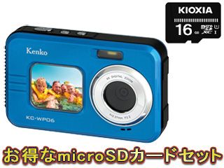 KC-WP06 microSDカード16GB付属 防水デジタルカメラ