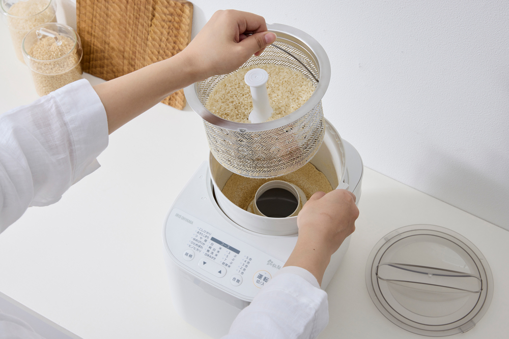 IRIS OHYAMA アイリスオーヤマ RCI-C5-C(アイボリー) 精米機 銘柄純白