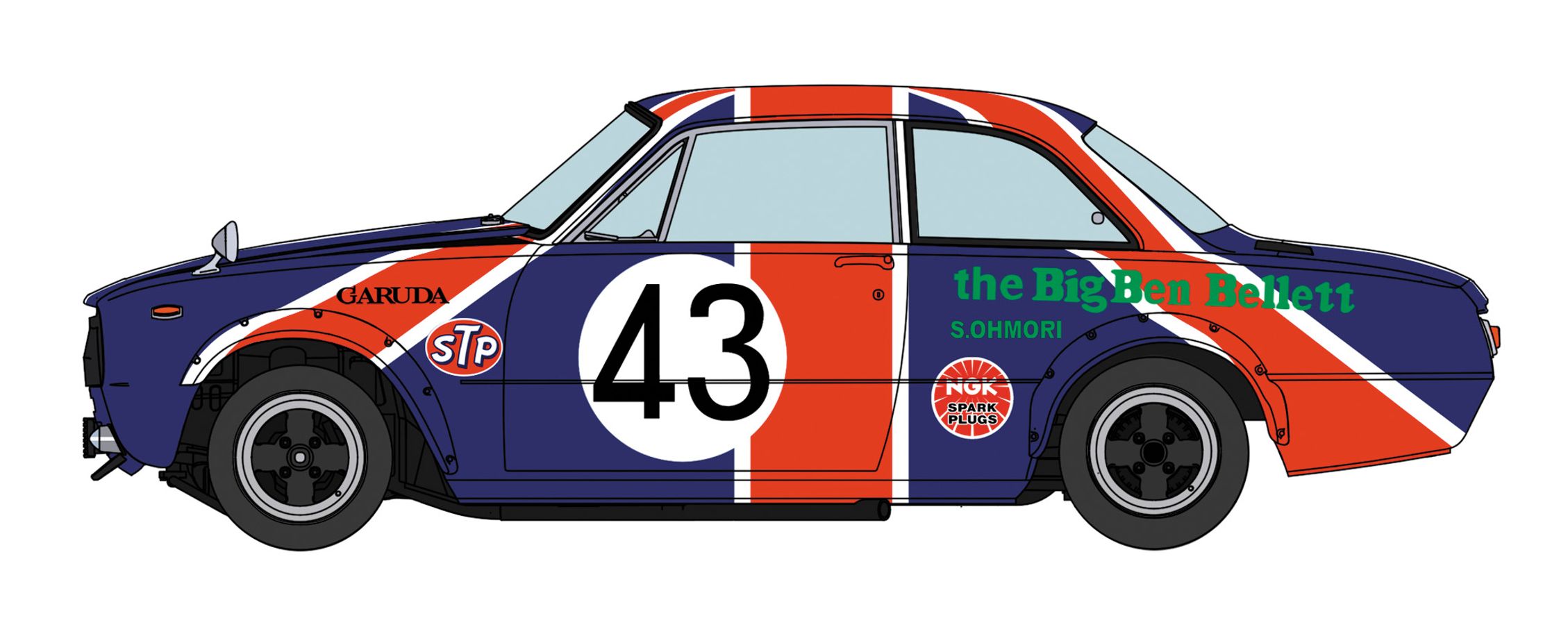 1/24 U xbg 1600GTR 1971 {Ov 20776