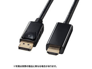 DisplayPort-HDMI�ϊ��P�[�u��(�u���b�N�E2m) KC-DPHDA20