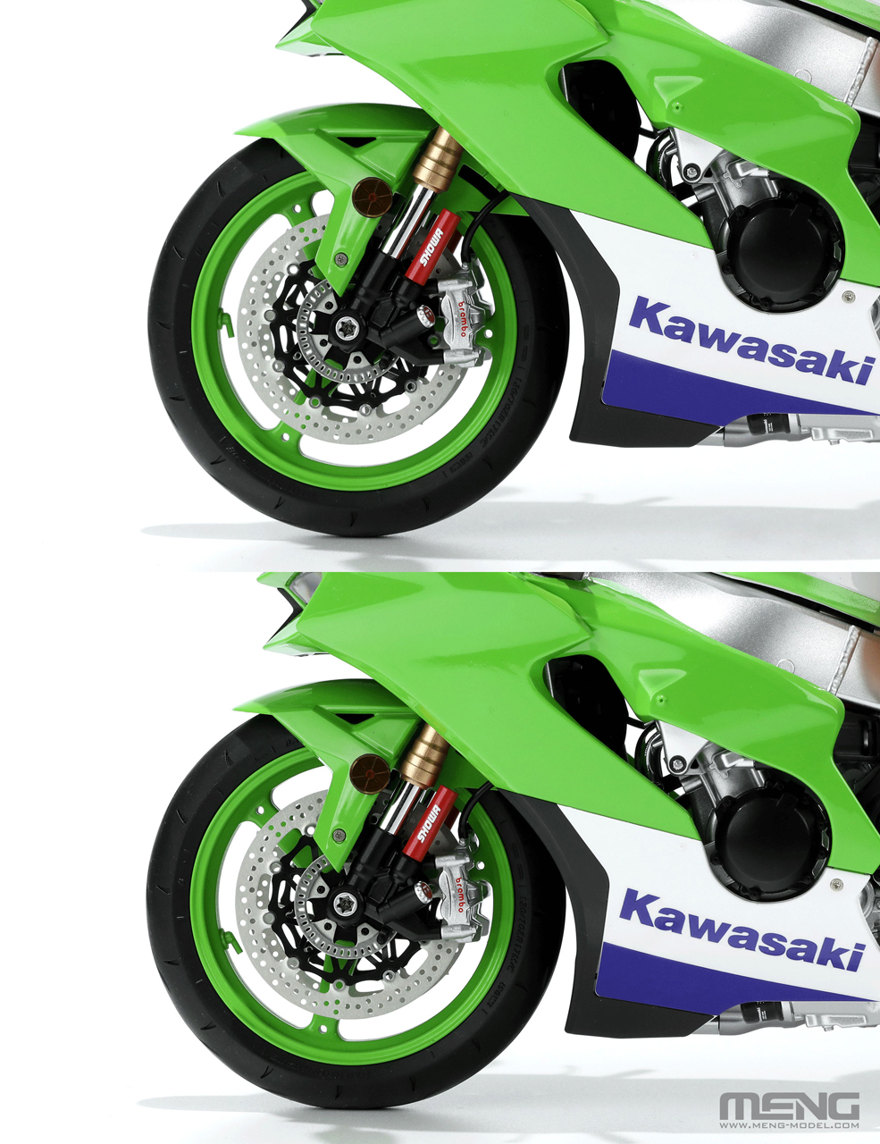 モンモデル 1/9 カワサキ Ninja ZX-10R (塗装済みバージョン)MMT