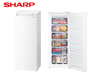 シャープ　SHARP FJ-HS17X 冷凍庫　6段式　ホワイト　送料込 シャープSHARP FJ-HS17X 冷凍庫6段式ホワイト送料込