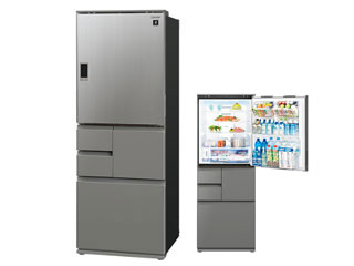 まごころ配送】SJ-WX50E-S プラズマクラスター冷蔵庫 どっちもドア