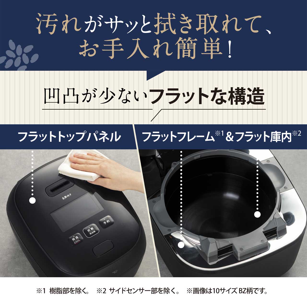 ZOJIRUSHI 象印 □NW-FC10-WZ(絹白) 炎舞炊き 圧力IH炊飯ジャー【5.5合