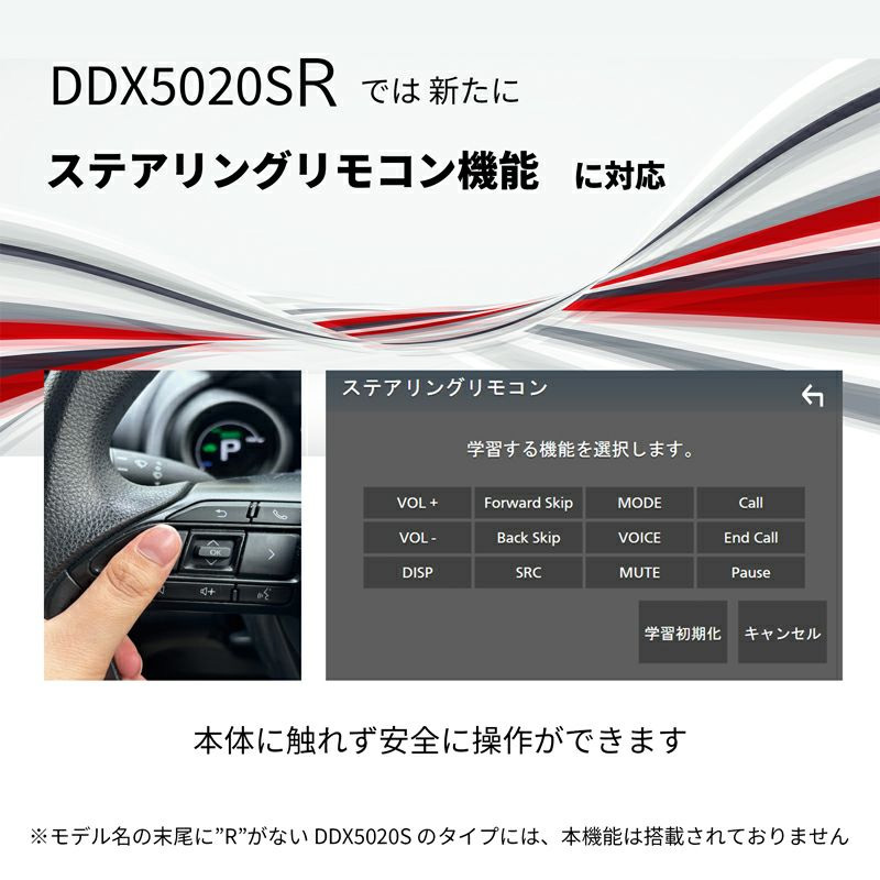 KENWOOD ケンウッド DDX5020SR ディスプレイオーディオ DVD/CD/USB