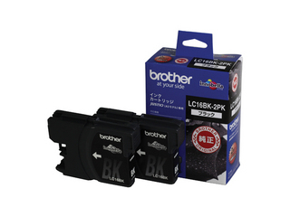 ���� LC16BK-2PK JUSTIO/�W���X�e�B�I�p�C���N�J�[�g���b�W �u���b�N��e��2�p�b�N