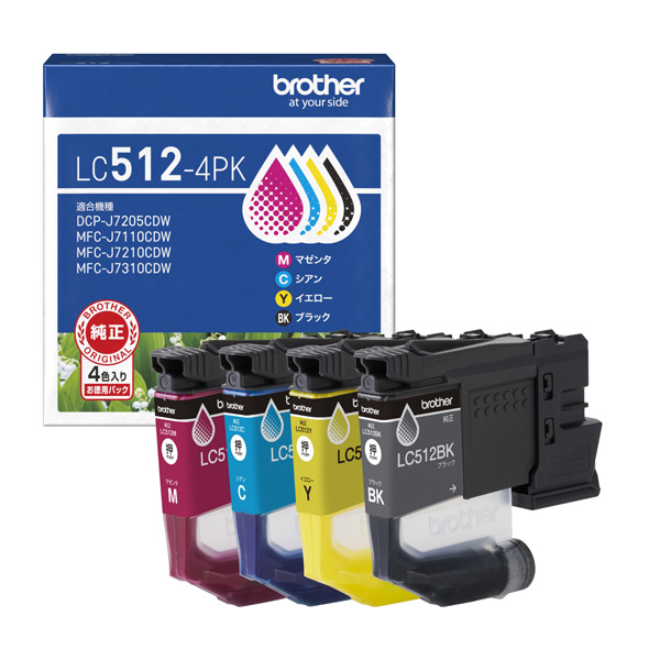 �y�����z �C���N�J�[�g���b�W 4�F�p�b�N �u���b�N �V�A�� �}�[���^ �C�G���[ LC512-4PK