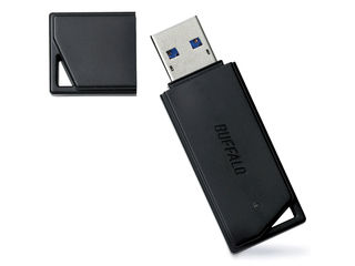 USB3.1�iGen1�j�Ή� USB�������[ �o�����[���f�� 128GB �u���b�N RUF3-K128GB-BK