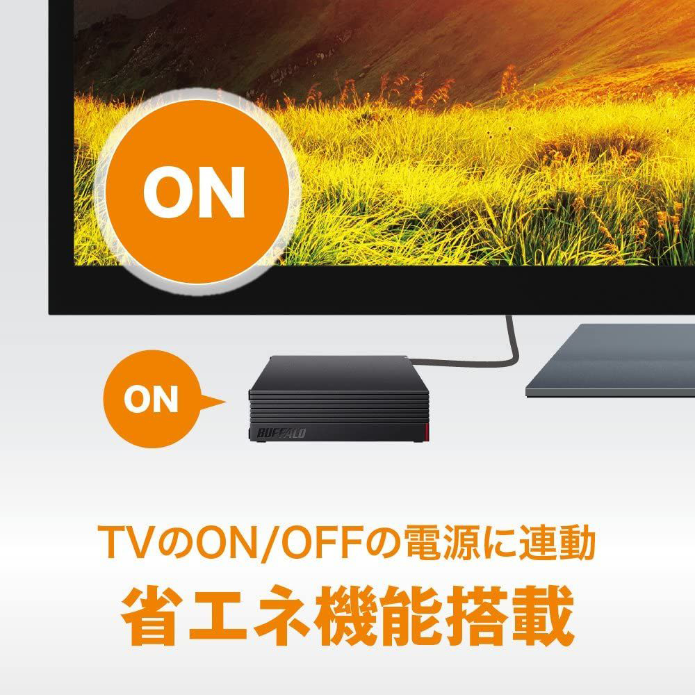 BUFFALO バッファロー 外付けHDD 4TB HD-NRLD4.0U3-BA PC用 TV録画用