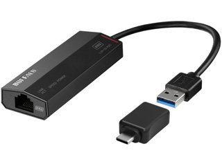 2.5GbEΉ USB 3.2(Gen1) LANA_v^[ Type-A to CϊRlN^t LUA-U3-A2G/C