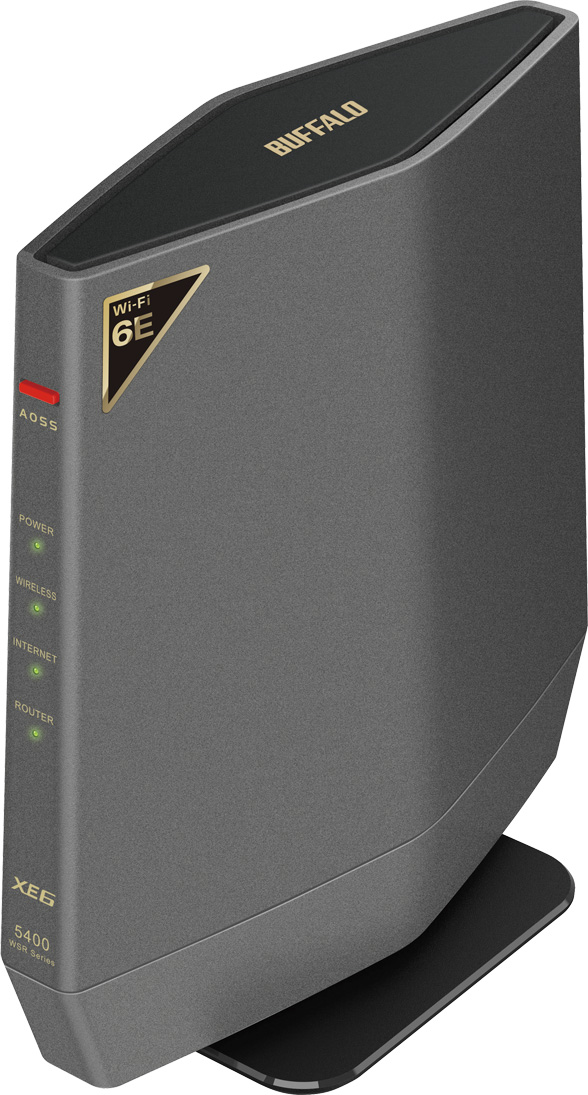 Wi-Fi 6E(11ax)対応無線LANルーター 2401+2401+573Mbps 6GHz WSR