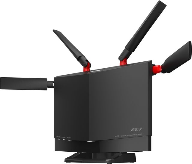 Wi-Fi 6(11ax)対応無線LANルーター 4803+860Mbps IPv6 WXR-5700AX7P/D