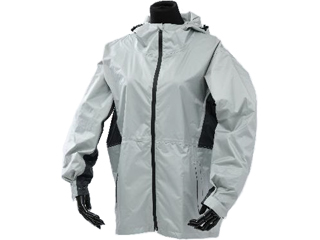 KAZEfit KWR-40 空調服 レインウェア フルセット Mサイズ グレー YAMAZEN/山善 KWR-40(GY)空調服 ファン付き バッテリー付き