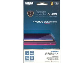 AQUOS ZETA SH-01H/AQUOS Xx2 フィルム 強化ガラス 高光沢タイプ 液晶保護フィルム GL664SH01H