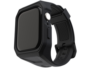 Apple Watch Series 7-8 (45mm) p P[X̌^oh SCOUT+ ubN UAG-AW45SPLS-BKɂĂ̊zE]ER~iN`R~jLB