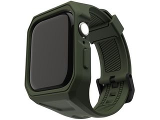 Apple Watch Series 7-8 (45mm) p P[X̌^oh SCOUT+ I[u UAG-AW45SPLS-OL
