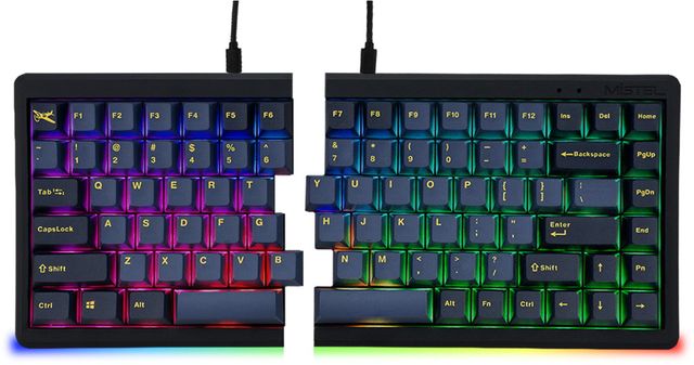 Mistel Barocco MD770 はぶけ US配列 静音赤軸 パームレスト付き 