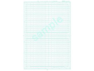 アジア原紙 ファックス・PPC原稿用紙 B4 7㎜原稿罫タテ GB4F-7T