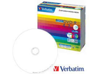 DVD-R 4.7GB 10枚スリム・IJP白ワイド/地デジ対応 DHR47JDP10V1