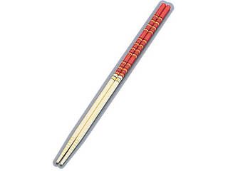 竹製　歌舞伎菜箸　赤 36cm