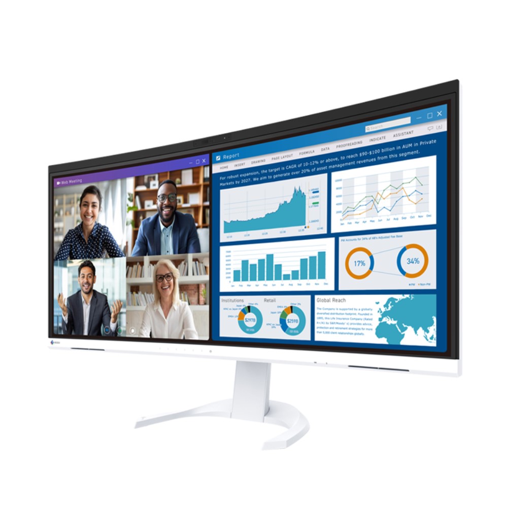 FlexScan 34.1�C���`�J���[�t�����j�^�[(3440x1440/�p��) EV3450XC-WT