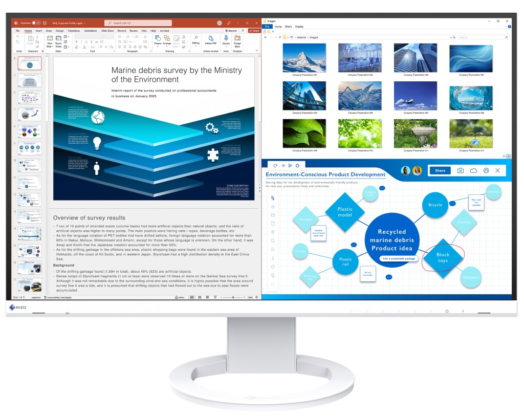 WQHD�Ή� FlexScan 27�^�J���[�t�����j�^�[(USB Type-C�ADisplayPort�AHDMI/�z���C�g) EV2720S-WT