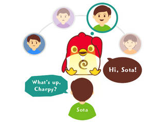 鳥型英会話ロボット Charpy（チャッピー） Chocolate CH-2GB