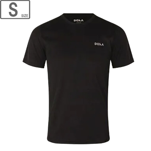 【ユニセックス】ランニングウェア TRACE TEE CORE 【ブラック】【Sサイズ】 DRAU1099