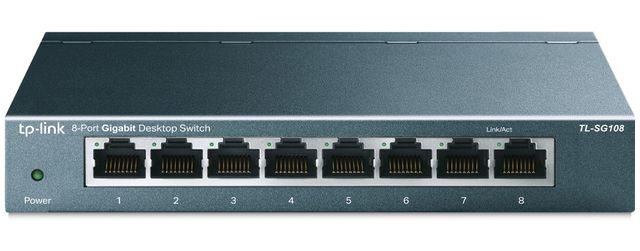 8ポート LANハブ 10/100/1000Mbps デスクトップスイッチ TL-SG108(UN)