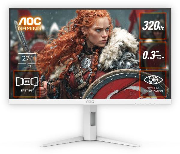 WQHD�Ή� 27�^�Q�[�~���O�t���f�B�X�v���C/HDMI�ADisplayPort/�z���C�g/320Hz Q27G4SL/WS/11