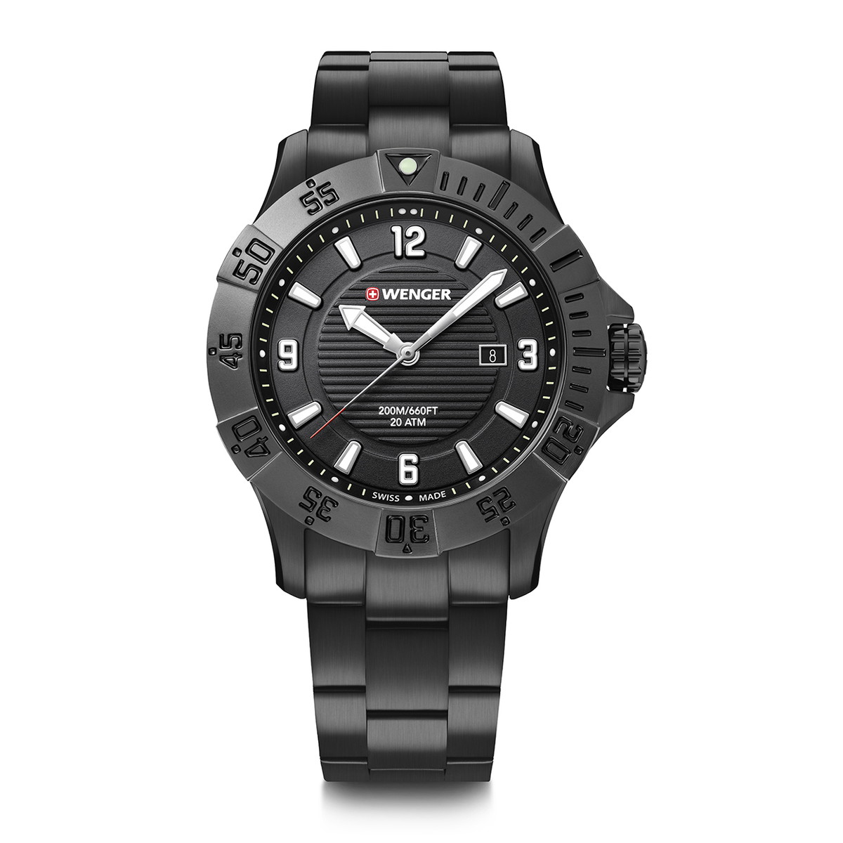 WENGER ウェンガー &starf;&starf;&starf;SF PVD bracelet BK #01.0641.135