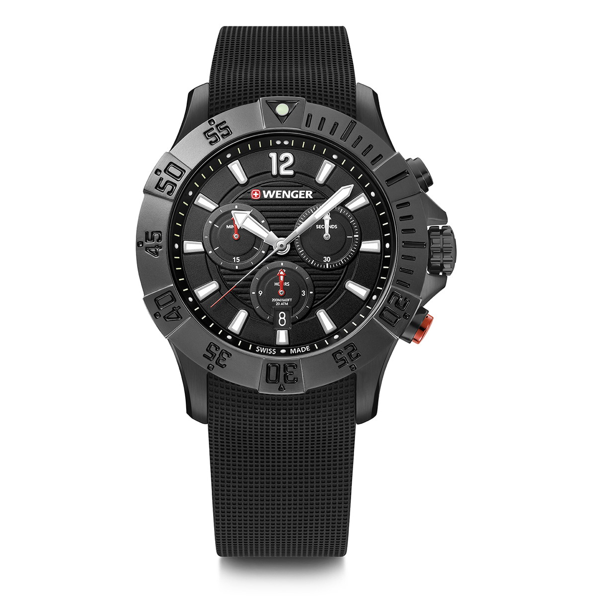 WENGER ウェンガー &starf;&starf;&starf;SC Black silicone #01.0643.120