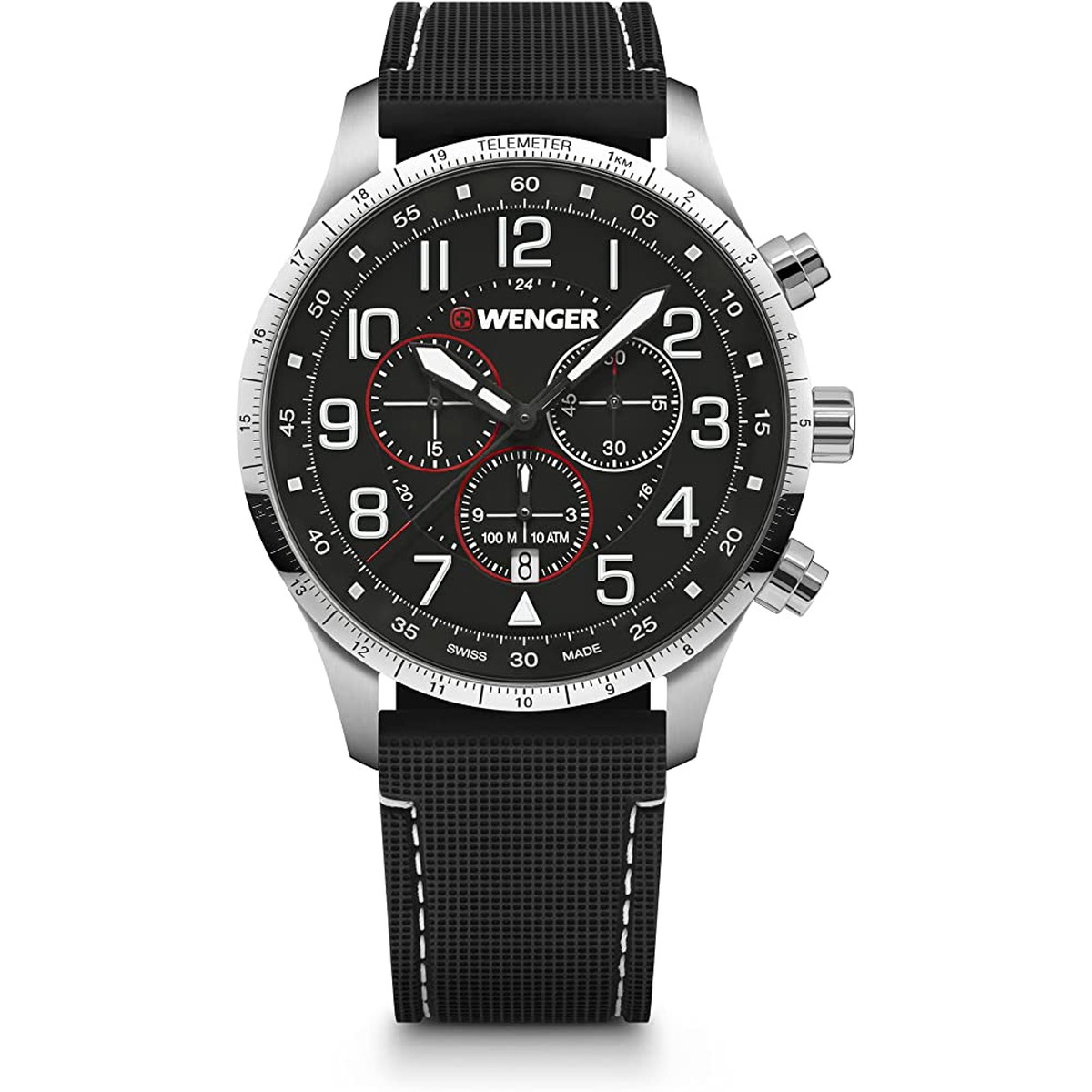 WENGER ウェンガー &starf;&starf;&starf;ATC Black silicone #01.1543.119