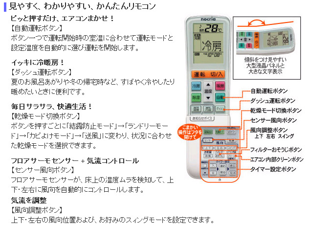 送料無料】 nocriaシリーズ AS-Z28S-W + AO-Z28S (室内機+室外機のセット) 【 ムラウチドットコム 】