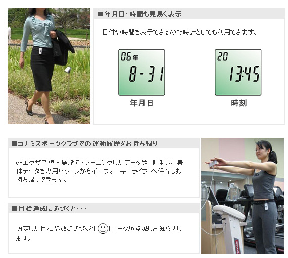 KONAMI/コナミスポーツ＆ライフ E-WALKEYLIFE2 (イーウォーキーライフ