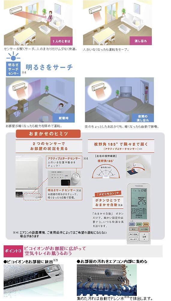 TOSHIBA/東芝 おまかせ大清快 RAS-402JDR(W)プレシャスホワイト 