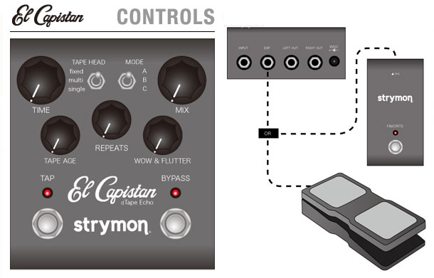 納期3月下旬以降】strymon El Capistan （エル・キャピスタン）+TAP