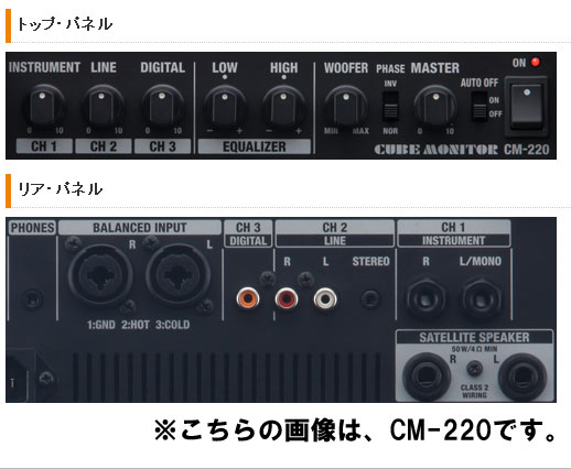 キューブモニター CM-110 (CM110)と専用スタンドST-CMS1の キューブモニター CM-110 (CM110)と専用スタンドST-CMS1の
