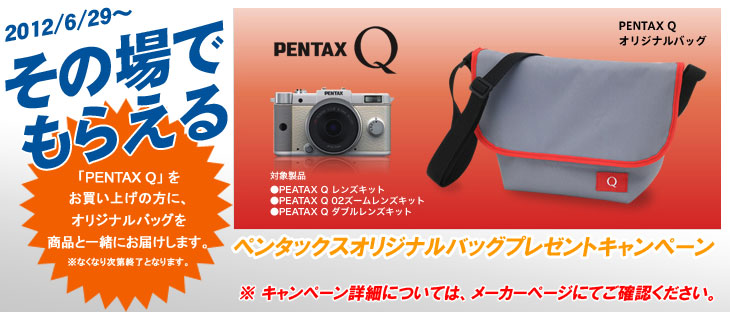 PENTAX Q(ブラック）+レンズフード+光学ファインダーセット 