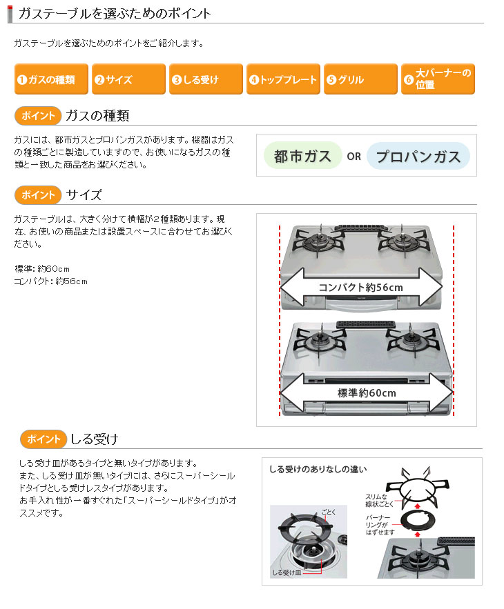 RTS62WK17R-VL ガステーブル(プロパンガス用)【強火力左】 【 ムラウチドットコム 】