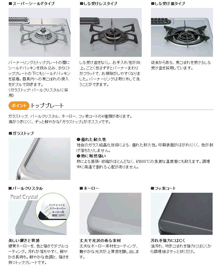 Rinnai/リンナイ RTS62WK17R-VL ガステーブル(プロパンガス用)【強火力 