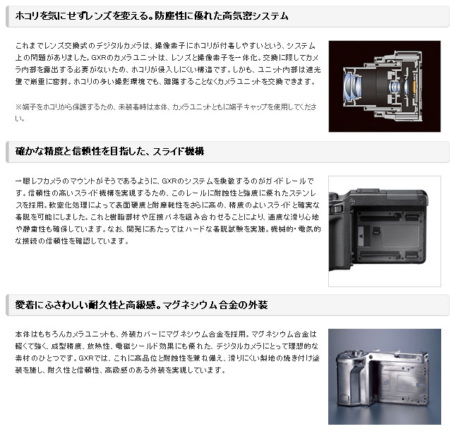 GXR+S10KITとLC-2 自動開閉式レンズキャップセット【gxrset】 【 ムラウチドットコム 】