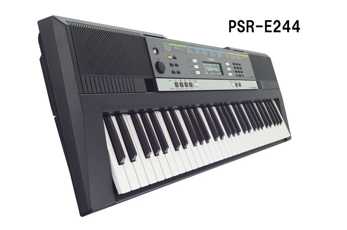 完了】PSR-E244 + 純正スタンド+ヘッドホンセット【PSRE244