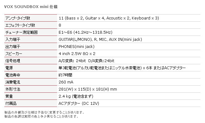 SOUNDBOX mini /サウンドボックス ミニ【SOUNDBOX-M】 多目的アンプ