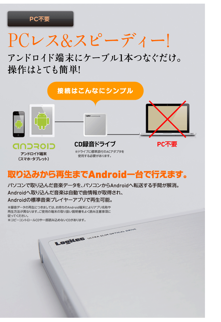 cd android クリアランス 転送