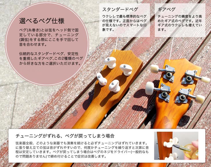 UK-100/CS ウクレレ【Cherry Sunburst】【ソフトケース付き