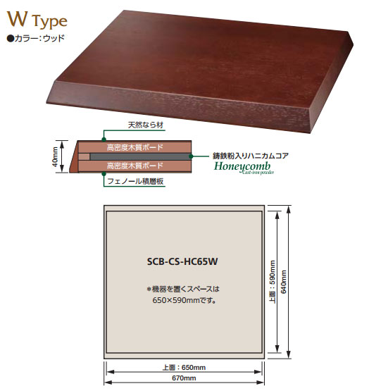 SCB-CS-HC65W(ウッド) SCB-CS-HCシリーズ サウンドクリエートボード